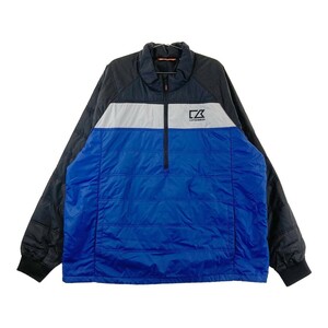 CUTTER&BUCK カッターアンドバック ハーフジップ 中綿ブルゾン ブルー系 XXXL [240101158176] ゴルフウェア メンズ