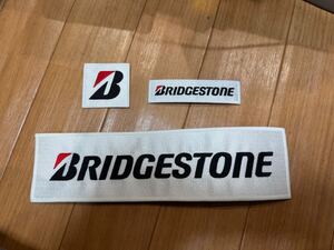 ブリヂストン モータースポーツ ワッペン 3枚セット 正規品 未使用 BRIDGESTONE MOTORSPORT