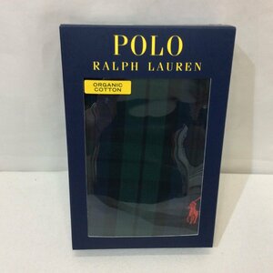 未使用☆POLO RALPH LAUREN ポロ ラルフローレン メンズ トランクス L グリーンチェック柄 RM4-W115 WOVEN BOXER