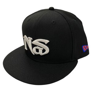 NEW ERA ニューエラ APPLEBUM×NAS 9FIFTY“Nas” 2021AW アップルバム ナズ キャップ ブラック フリーサイズ メンズ【中古】