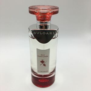 9ep2-48 必見! BVLGARI ブルガリ　AU THE ROUGE オ　パフメ　オーテルージュ　オーデコロン　香水 50ml 残量9割　中古品