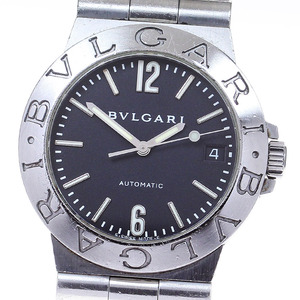 ベルト訳あり ブルガリ BVLGARI LCV35S ディアゴノ デイト 自動巻き メンズ _804671