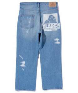 XLARGE エクストララージ OG DENIM バックOGロゴ ダメージデニム W30