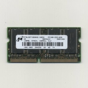 yb470/Micron ノートPC用 PC100 128MB / 動確済