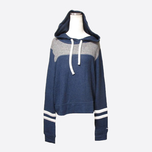 ★SALE★Hollister/ホリスター★ヴィスコースプルオーバーパーカー (Navy/Grey/M)