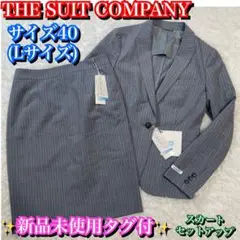 新品未使用タグ付✨THE SUIT COMPANY レディース　セットアップ　L