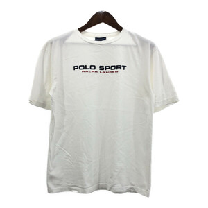 POLO SPORTS ポロスポーツ 半袖Ｔシャツ ロゴ ラルフローレン ホワイト (メンズ XL) Q5614