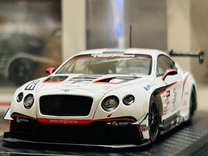 ALMOST REAL 1/43 Bentley GT3・Bentley Team Absolute in GT3 Asia #7 2015 （AL430305）