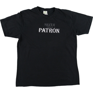 古着 00年代 PATRON TEQUILA アドバタイジングTシャツ メンズL相当 /eaa430932