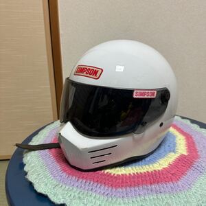 シンプソン　当時物　バンディット　スーパーバンディット　 フルフェイスヘルメット　サイズ不明ジャンク小さめ