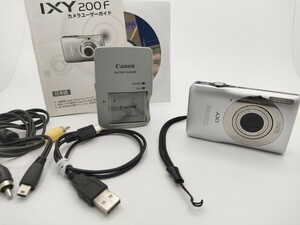 ☆極上美品☆CANON キヤノン コンパクトデジタルカメラ IXY 200F シルバー