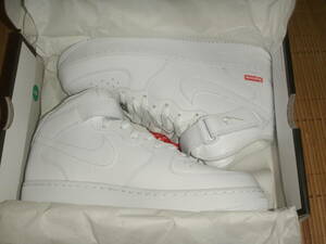 ★新品　Supreme Nike Air Force 1 Mid White/27.5cm シュプリーム