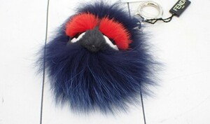 【新品・未使用】FENDI フェンディ バグズ モンスター チャーム キーリング