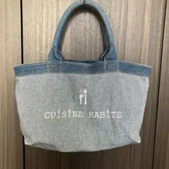 CUISINE HABITS デニムトートバッグ