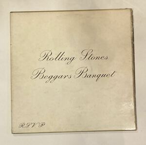 【当時物】レコード　ローリングストーンズ　The Rolling Stones Beggars Banquet 特別付録付