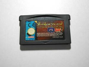 海外版　GBA ブロークンソード　欧州版　BROKEN SWORD