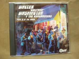 h-130●CD(輸入盤)●ウォルターウルフマンワシントン/Funk Is in the House Walter Wolfman Washington