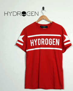 新品★最大値下げ HYDROGEN ハイドロゲン　ロゴTシャツ　レッド　サイズXS　参考価格20,900円