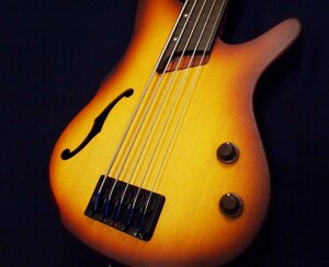 Ibanez SRH505F Natural Browned Burst Flat アイバニーズ フレットレス セミホロウ 5弦ベース