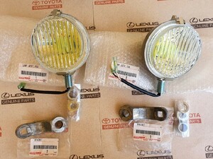 新品 トヨタ純正 40 ランドクルーザー ランクル フォグランプ ブラケット 左右セット Toyota Land Cruiser Fog Lamp LH RH Bracket set JDM