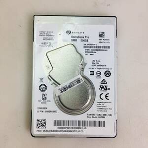 □19468時間 Seagate BarraCuda Pro ST500LM034 2.5インチHDD 『正常判定』 500GB