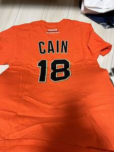 球場無料配布　サンフランシスコジャイアンツ　Matt Cain Tシャツ