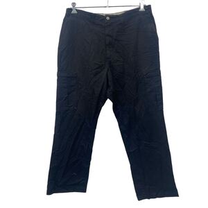 Dickies カーゴパンツ ワークパンツ W38 ビッグサイズ ブラック 古着卸 アメリカ仕入 2403-204