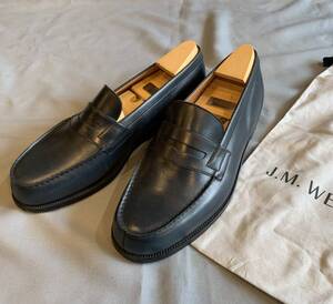 J.M. WESTON ウエストン 180 ローファー NAVY SIZE8E