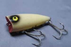 OLD CHUGGER jr ,HEDDON, オールドチャガーJR,,へドン 復刻版ではありません　8681-44　箱無　約30前米国から購入