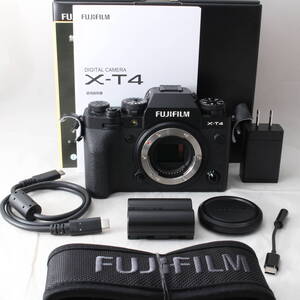 ★良品★ 富士フイルム FUJIFILM ミラーレス一眼カメラ X-T4 ボディ ブラック #6823