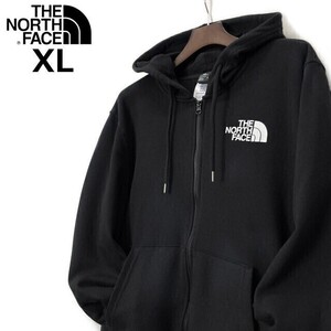 1円～!売切!【正規新品】THE NORTH FACE◆HALF DOME FULLZIP フルジップ パーカー US限定 裏起毛 男女兼用 アウトドア(XL)黒 181130-38