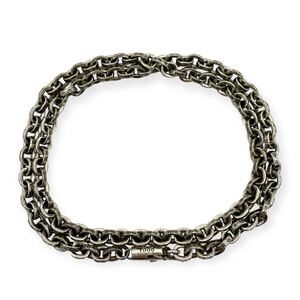 CHROME HEARTS クロムハーツ PAPER CHAIN 18inch ペーパー チェーン 18インチ ネックレス ブレスレット SILVER 925 シルバー SV