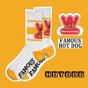 【Advertising Socks】FAMOUS HOTDOG ソックス 靴下