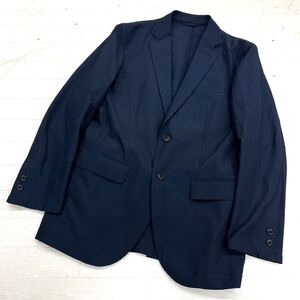 1673◎ ② UNITED ARROWS GREEN LABEL RELAXING グリーン レーベル リラクシング テーラード ジャケット シングル ネイビー メンズM