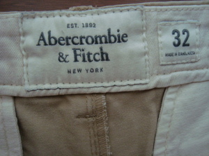Abercrombie&Fitch アバクロチノショーツＵＳＥＤ　W32　