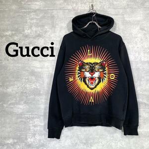 『Gucci』グッチ (L) アングリーキャット プルオーバーパーカー