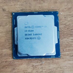 パソコンCPU Core i3-8100 3.6GHz 動作確認済み