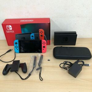 中古品 Nintendo Switch Joy-Con L ネオンブルー / R ネオンレッド HAD-S-KABAA ニンテンドースイッチ本体 初期化済み 