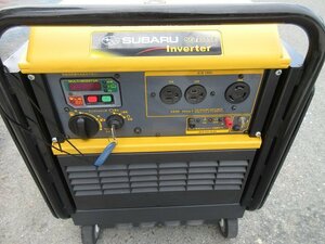 ▲▽8176　１円スタート　（い）ＳＵＢＡＲＵ スバル　インバーター 発電機 100V　SGi38SE　3.8KVA　稼働29.7ｈ△▼