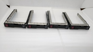 ●中古　HP HDDマウンタ2.5インチ用651687-001 ラベル：10K SAS 300Gb 785410 4個セット