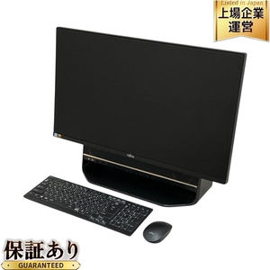 FUJITSU ESPRIMO FH90 FMVF90B3B 27インチ 一体型 パソコン i7-7700HQ 8GB HDD 3TB win11 中古 M9596613