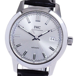 IWC SCHAFFHAUSEN IW357001 インヂュニア デイト 自動巻き メンズ 保証書付き_819416