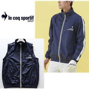 《Le coq sportif ル コック》新品 ゴルフウェア 袖取り外し可能 2Wayブルゾン ベスト 普段使いにも M A9300