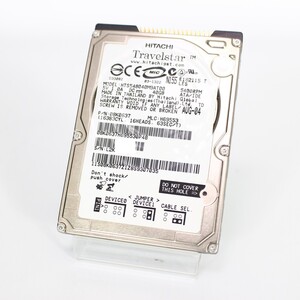 HITACHI｜40GB｜HTS548040M9AT00｜5400rpm｜Ultra ATA 100｜HDD｜2.5インチ｜9.5mm｜日立｜230495