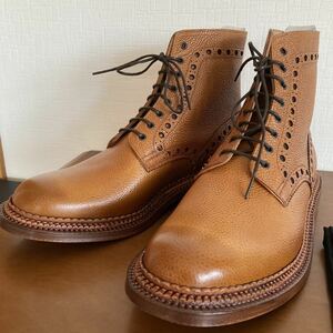 未使用品 GRENSON グレンソン THE TRIPLE WELT トリプルウェルト カントリー ブーツ 8G Neighborhood 別注 110939 612016 英国製