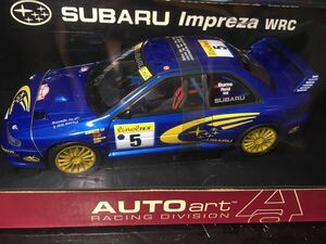 Aa オートアート　1／18 スバル　インプレッサ　WRC 1999 ラリーモンテカルロ　#05 バーンズ