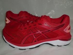 ★asics GT-2000 7 EX-W `19製アシックスランニング 1011A161 GT-2000 7 EXTRA WIDE レッド/レッド/ブラック 着用回数少