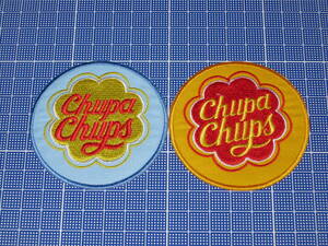 2枚セット チュッパチャプ / Chupa Chups アイロン・ワッペン 送¥63～