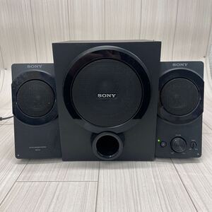 US241111 B-15 SONY ソニー アクティブ スピーカーシステム SRS-D5 オーディオ機器 音楽機材 音響機器 ブラック 通電確認済