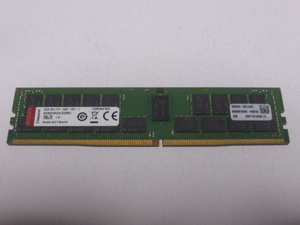 メモリ サーバーパソコン用 Kingston Micronチップ DDR4-2400 (PC4-19200) ECC Registered 32GB 起動確認済です